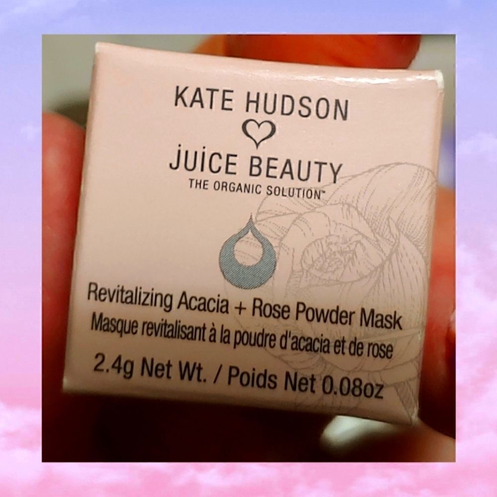 Kate Hudson & Juice Beauty Rose Powder Mask 2.4 grams NWOT TRAVEL SIZE